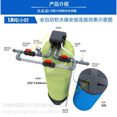 软化水设备全自动软水器1t/h软化树脂罐价格_厂家_压力表选型指南